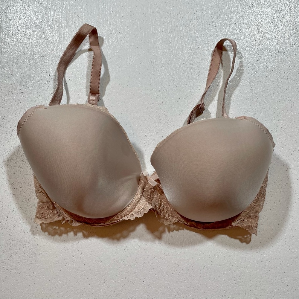 Dream Angels Victoria Secret Nude Tan Bra 32DDD